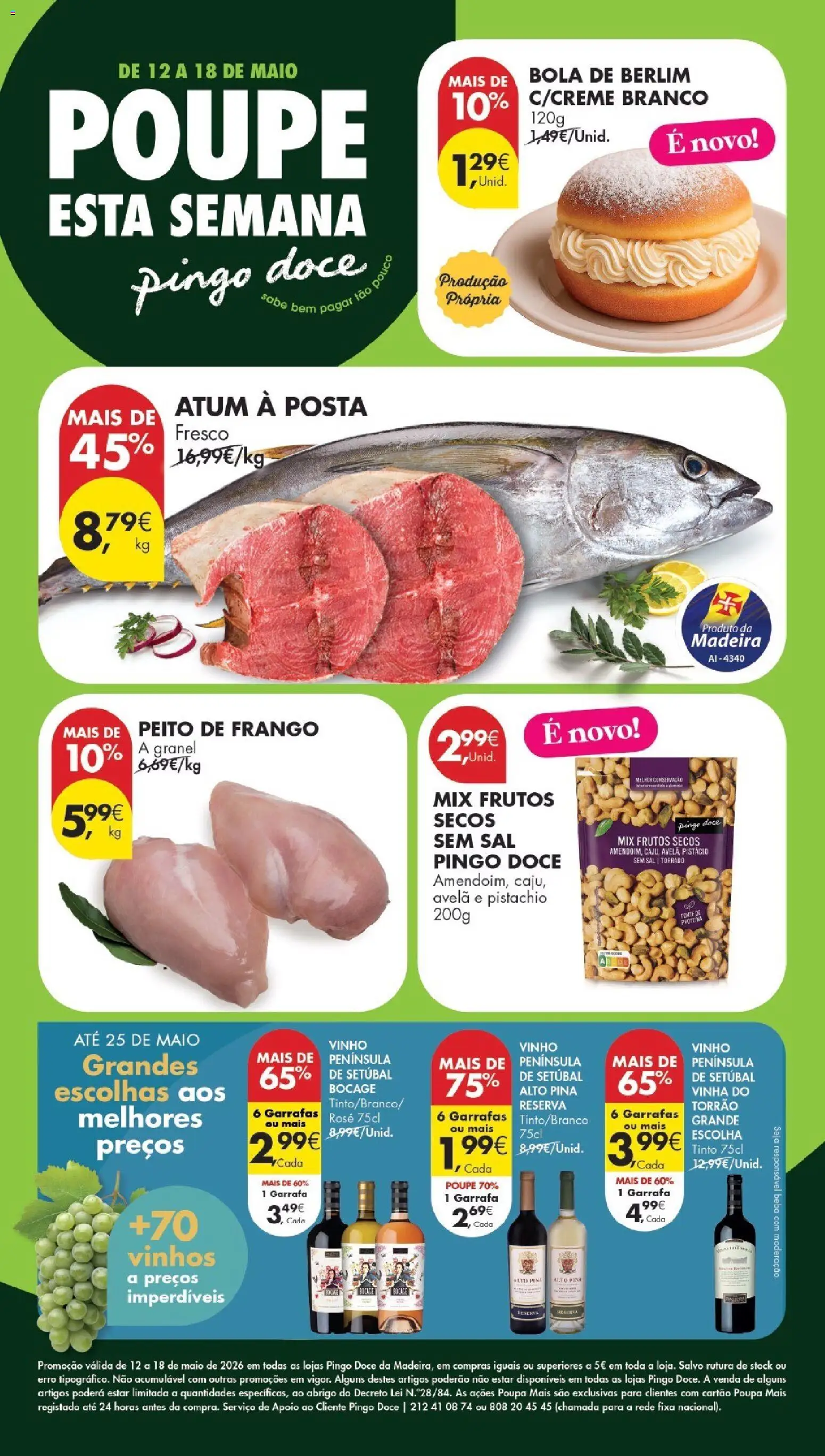 Pré-visualização do folheto da loja Pingo Doce válida a partir de 12/05/2026