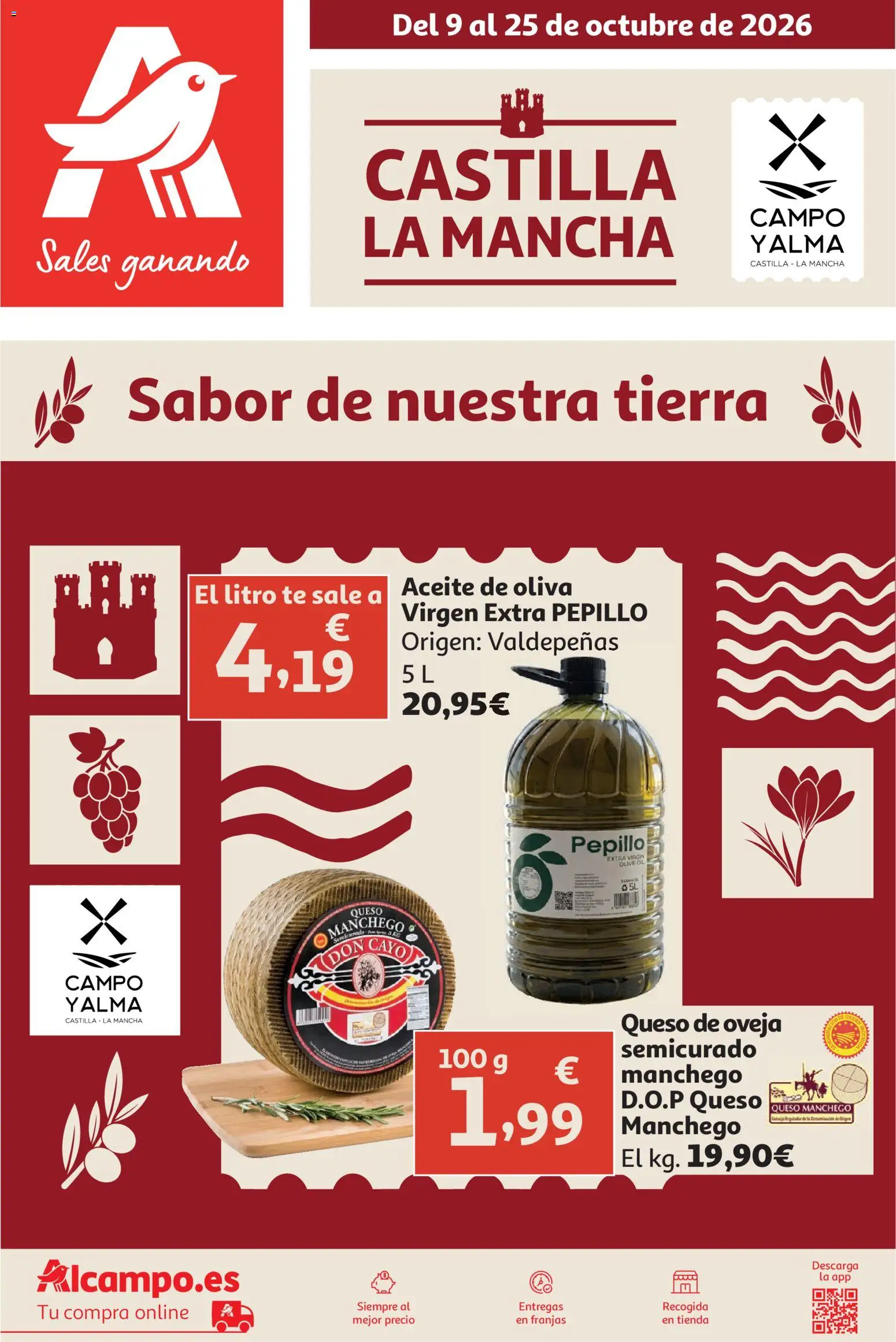 Vista previa del folleto de la tienda Alcampo válido desde el 09/10/2026 