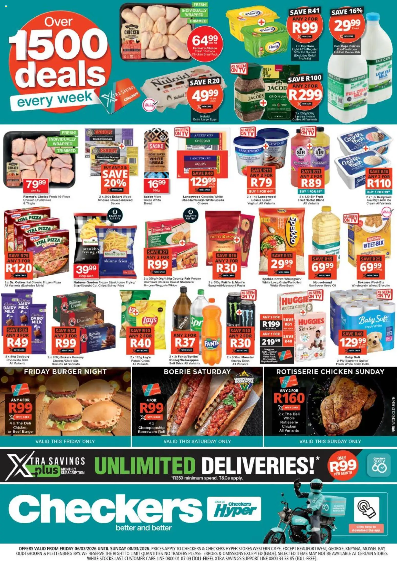 Checkers - Western Cape - Xtra Savings 06/03 - 08/03/2026