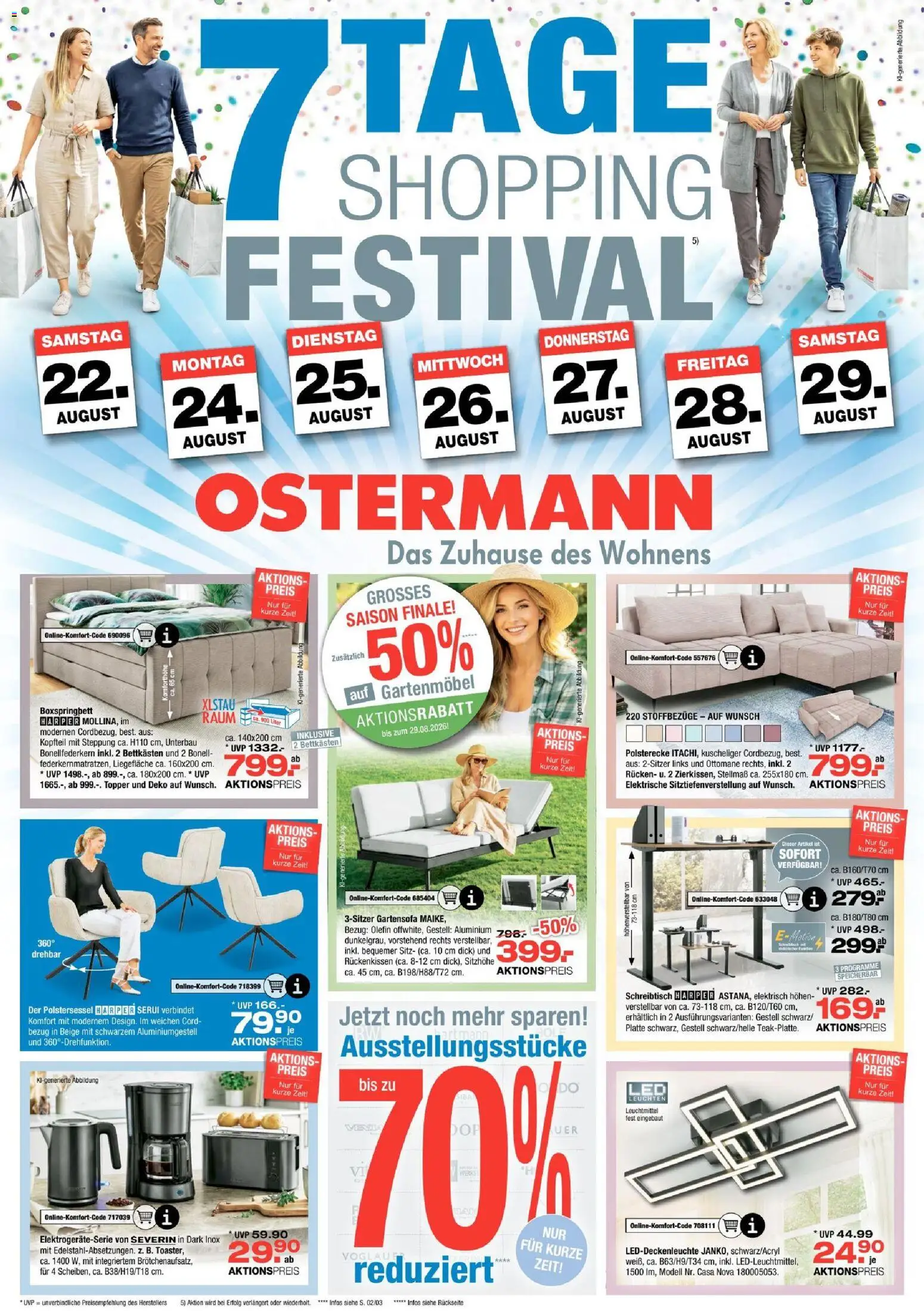Vorschau von dem Prospekt des Geschäftes Ostermann, gültig ab dem 22.08.2026