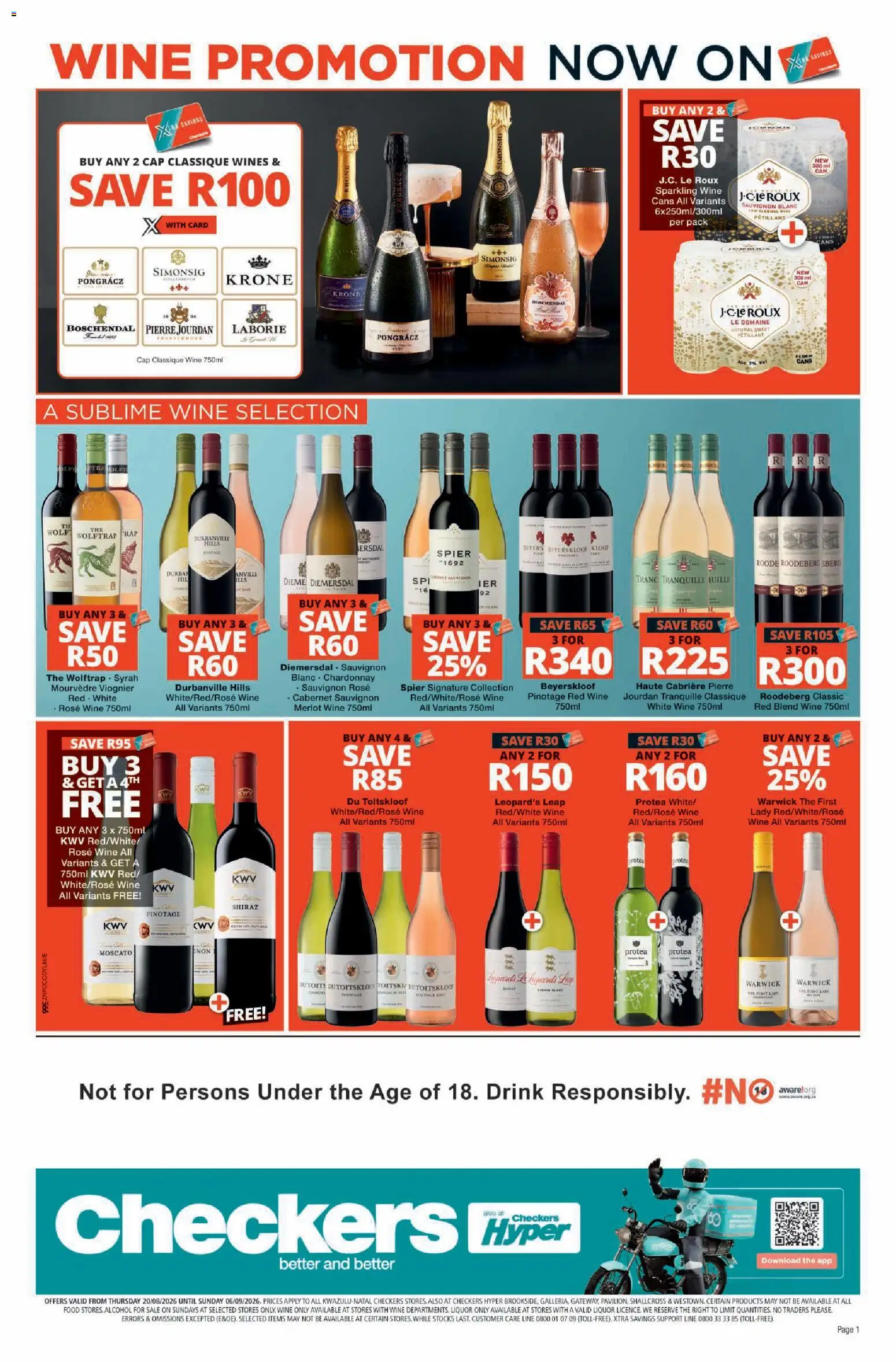 Preview of Checkers flyer valid from 20/08/2026