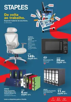 Pré-visualização do folheto da loja Staples válida a partir de 08/10/2026