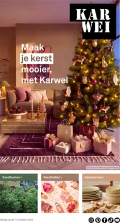Voorbeeld van KARWEI folder Kerst magazin van winkel KARWEI geldig vanaf 12-10-2026