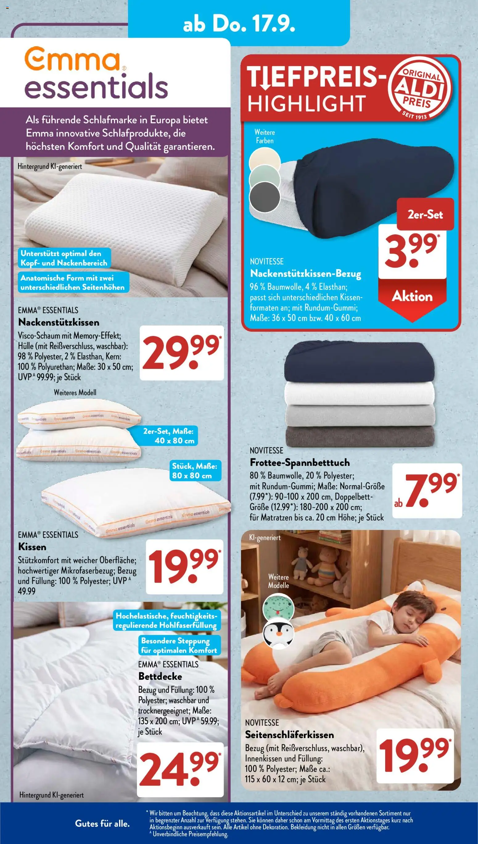 Vorschau von dem Prospekt des Geschäftes Aldi Süd, gültig ab dem 14.09.2026 - Gemüse, Zucker