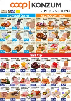 Náhled nabídky: Konzum Konzum leták platný od 21.10.2026