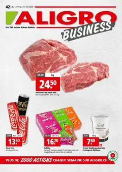 Vorschau des Merkblatts Aligro aktionen Business Chavannes, Matran, Genève, Sion vom Shop Aligro gültig von 12.10.2026 bis 17.10.2026