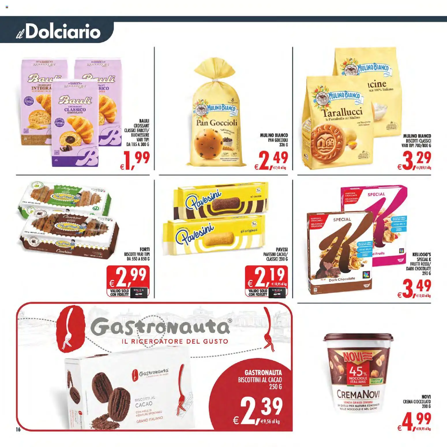 Anteprima dell'opuscolo Decò volantino Maxistore, Supermercati Lipari dal negozio Decò valido da 01/09/2026 - Crema, Biscotti, Miele, Cioccolato, Croissant, Nocciole, Cacao