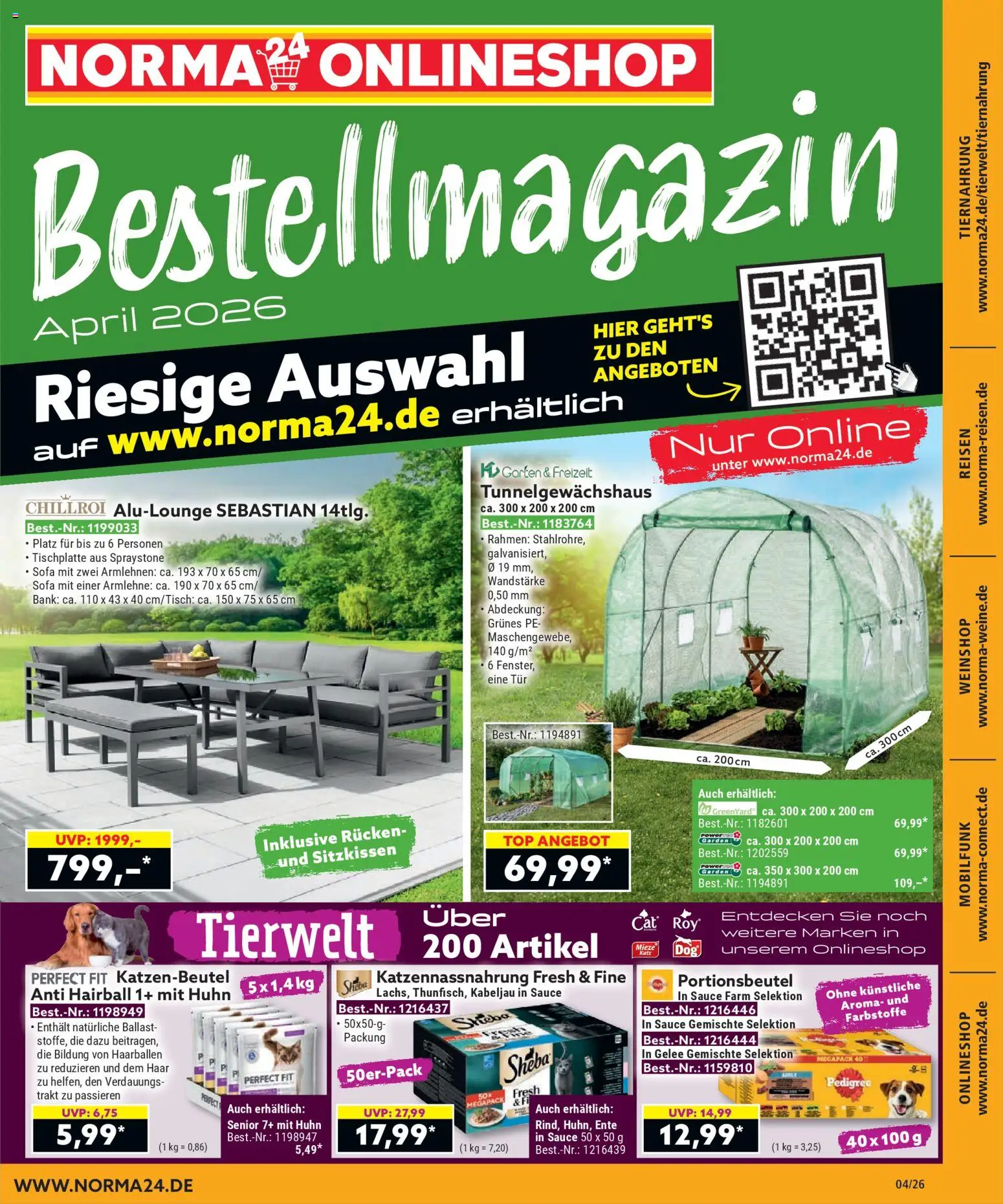 NORMA Prospekt ab 01.04.2026 > Norma Bestellmagazin April 2026