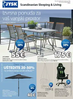 Pregled letka JYSK Katalog trgovine JYSK vrijedi od 18.05.2026