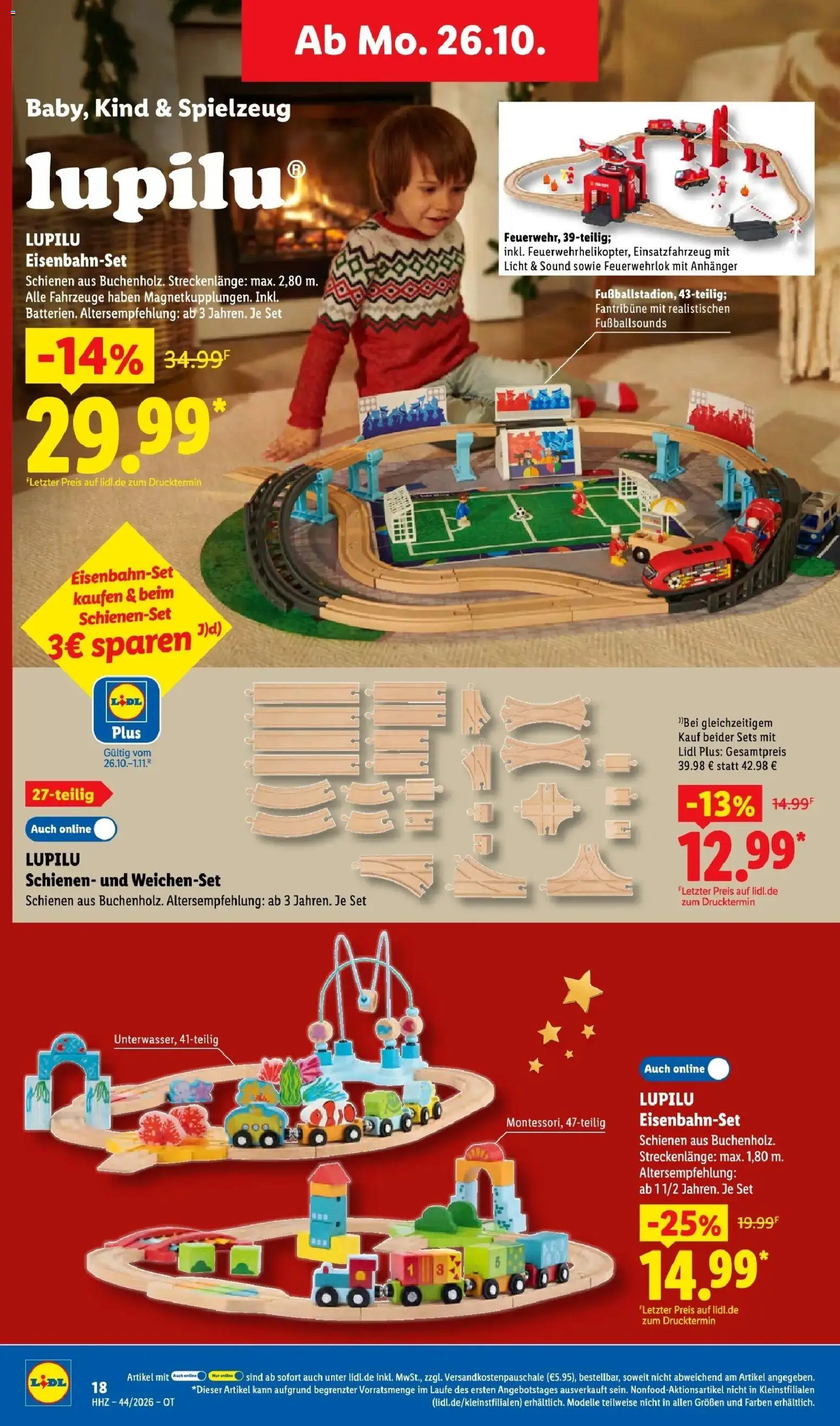 Vorschau von dem Prospekt des Geschäftes Lidl, gültig ab dem 26.10.2026