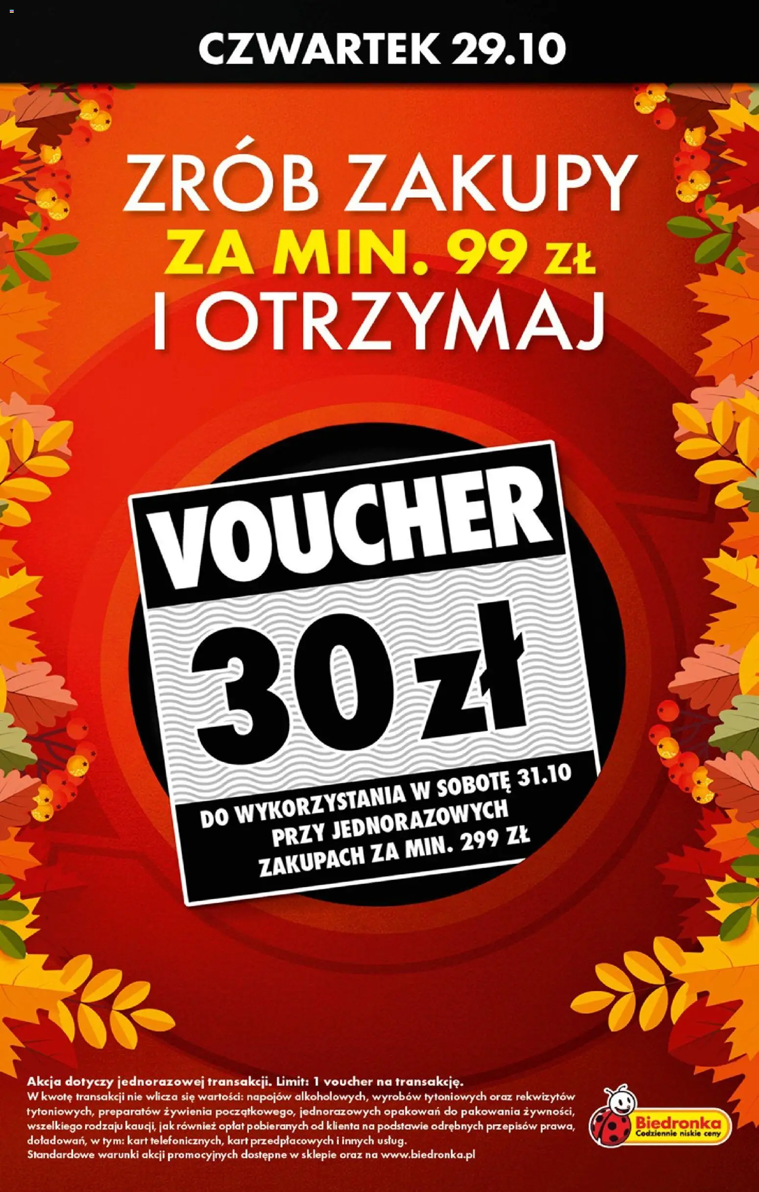 Pogląd gazetki "Biedronka gazetka od czwartku" ze sklepu Biedronka ważnej od 29.10.2026