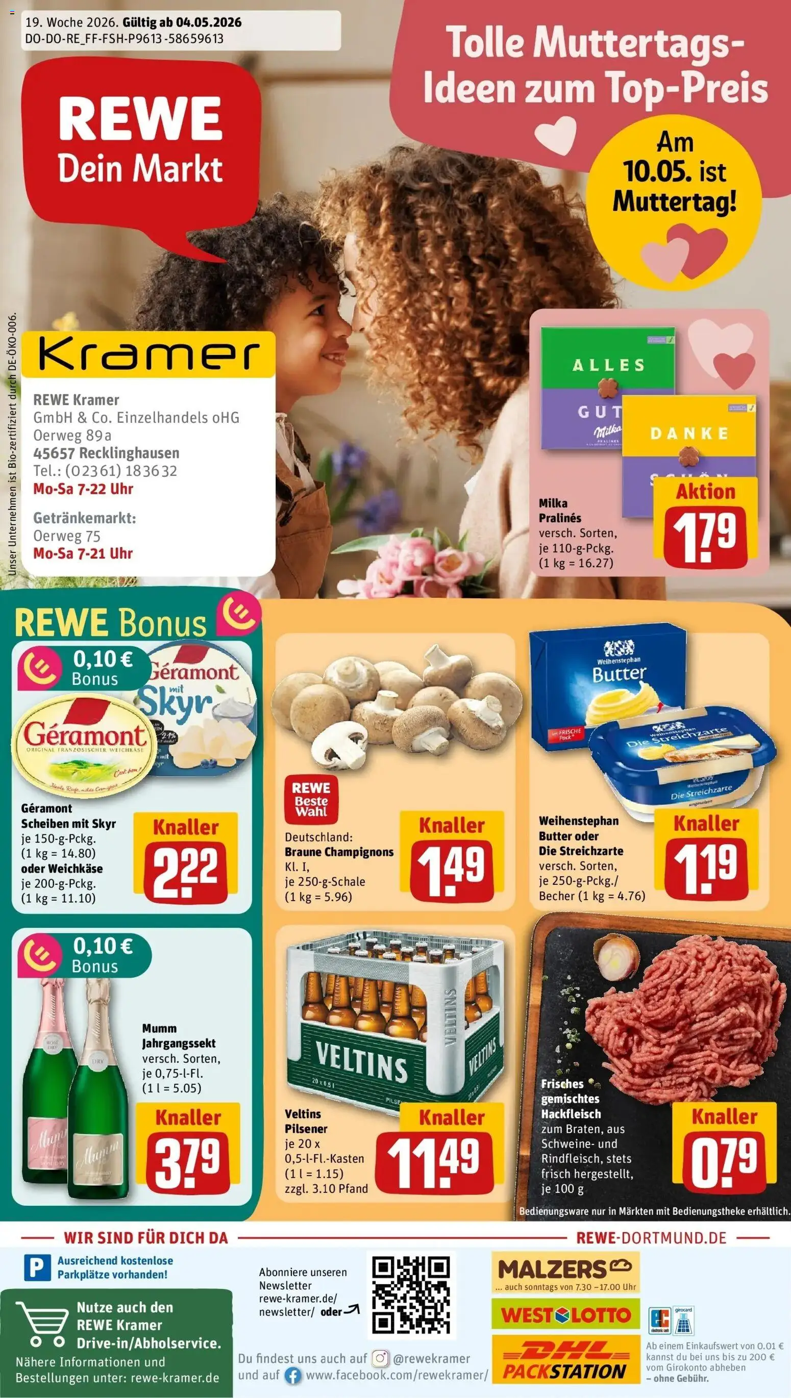 Vorschau von dem Prospekt des Geschäftes Rewe, gültig ab dem 04.05.2026