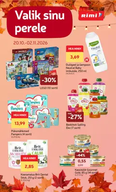 Rimi kliendilehe eelvaade alates 20.10.2026