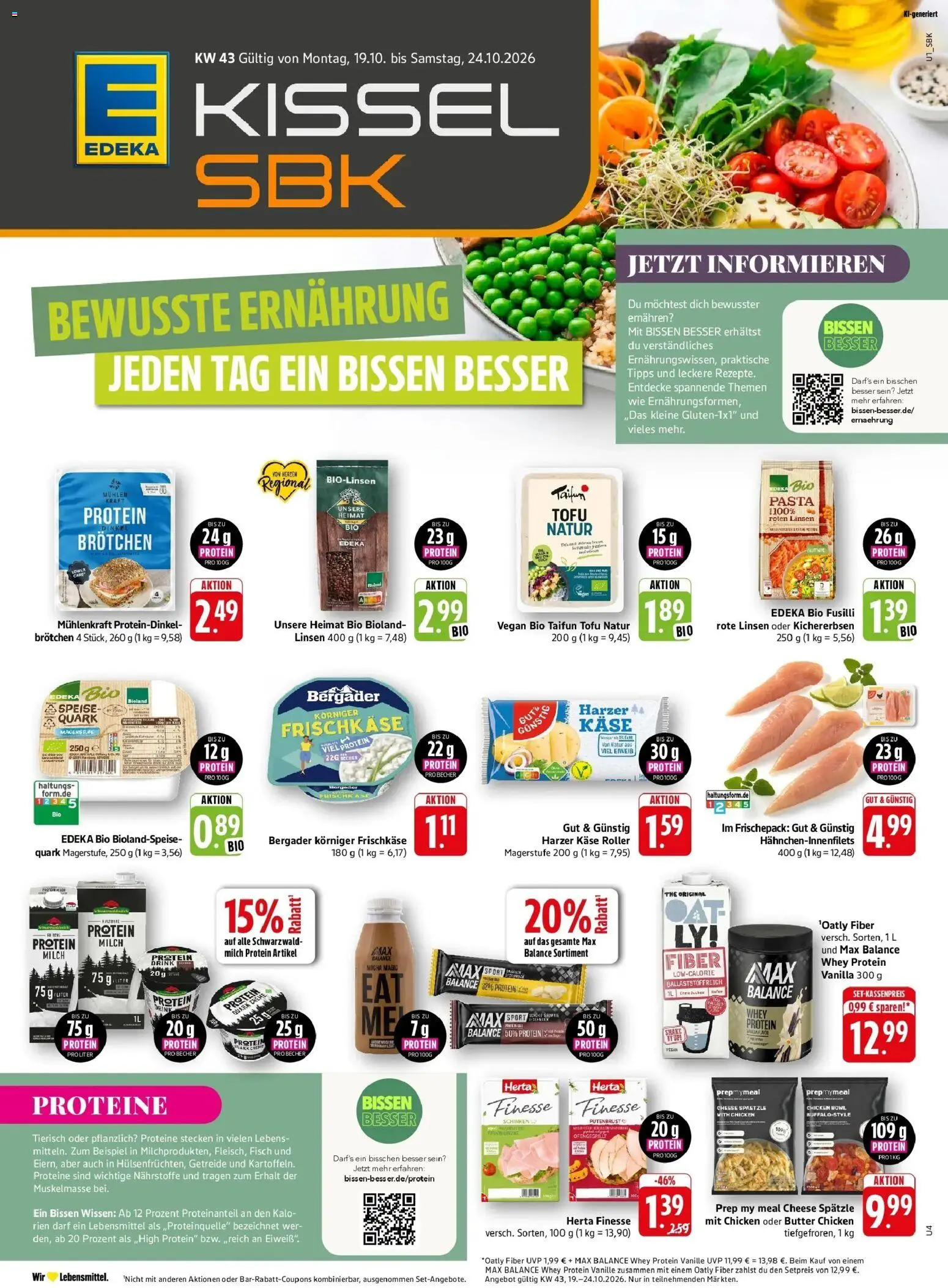 Vorschau von dem Prospekt des Geschäftes Edeka, gültig ab dem 19.10.2026