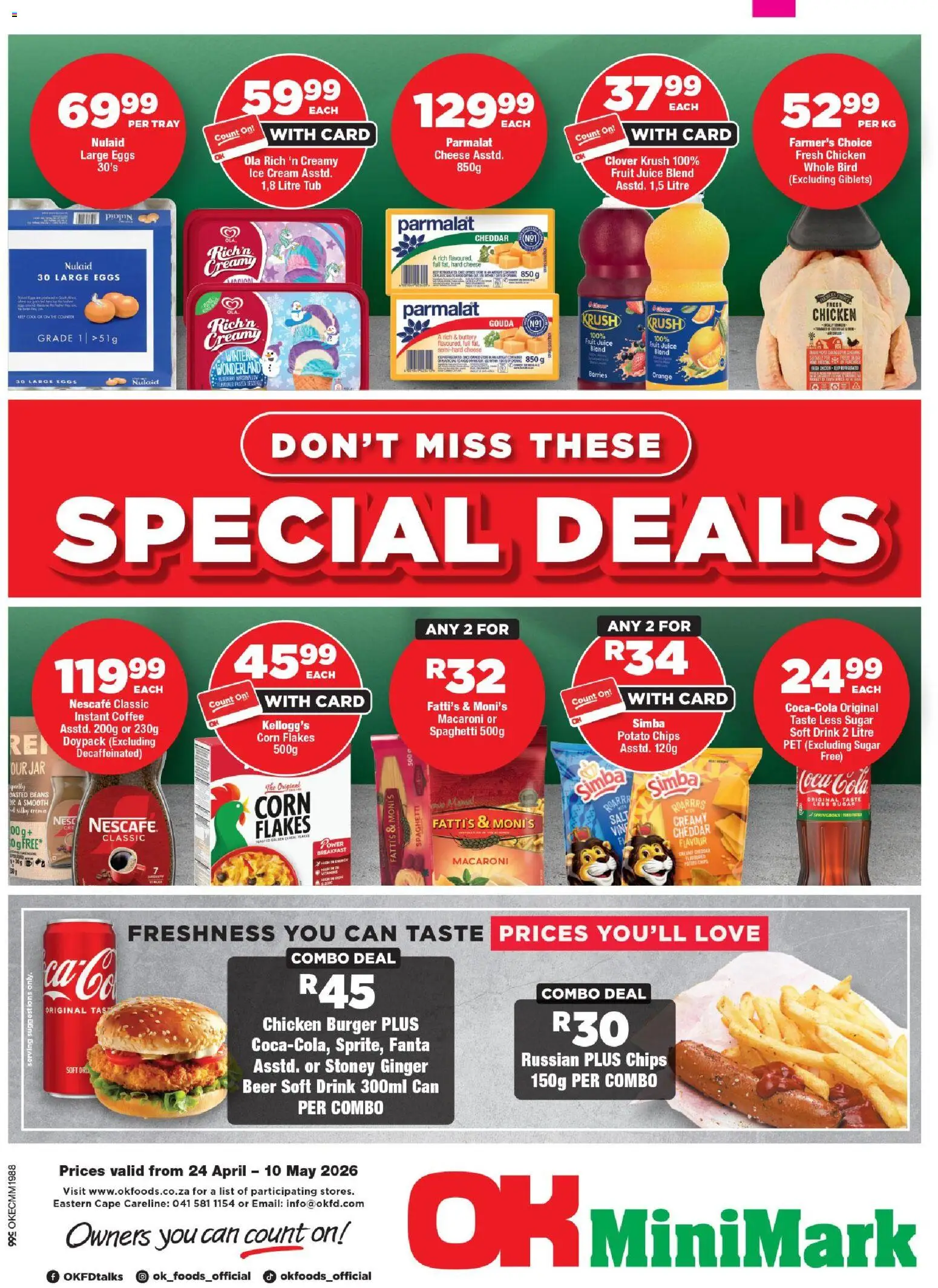Preview of OK Foods flyer valid from 24/04/2026
