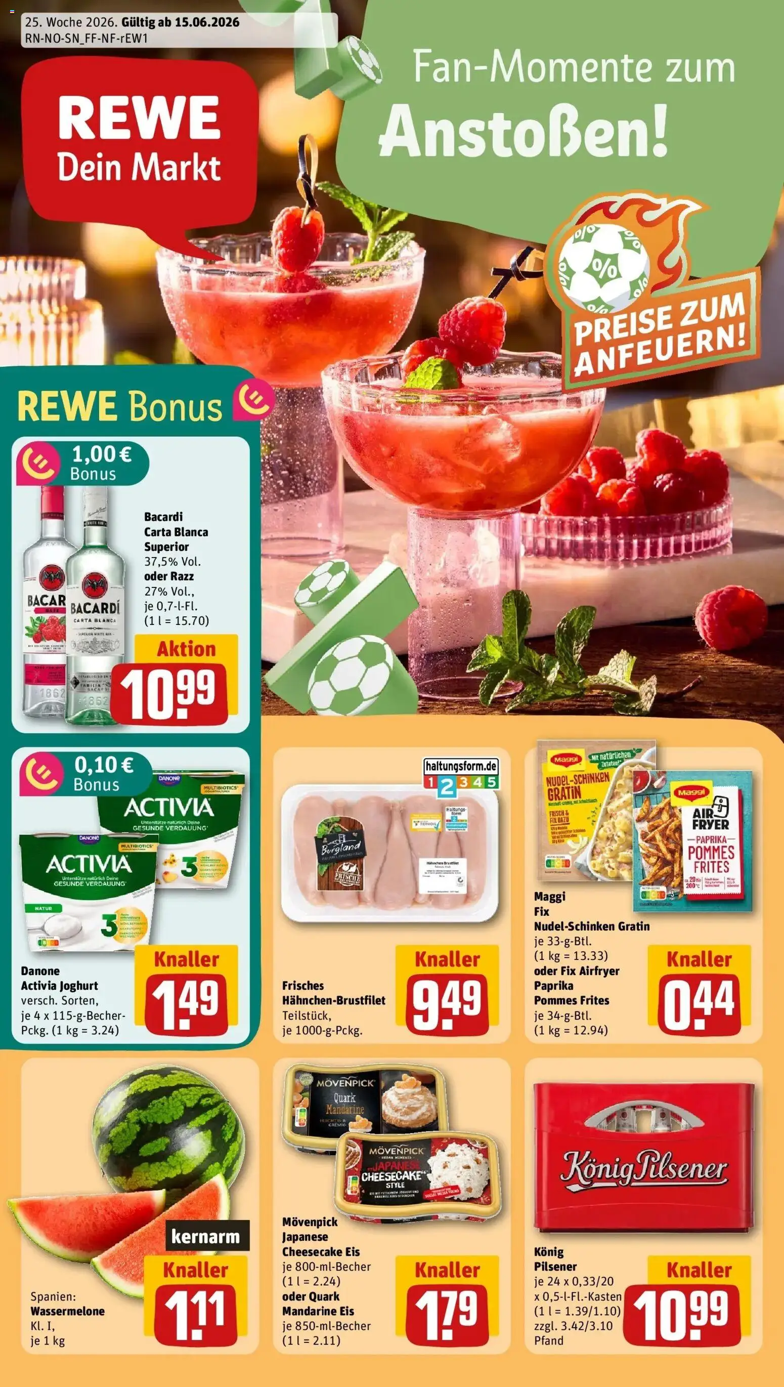 Vorschau von dem Prospekt des Geschäftes Rewe, gültig ab dem 14.06.2026