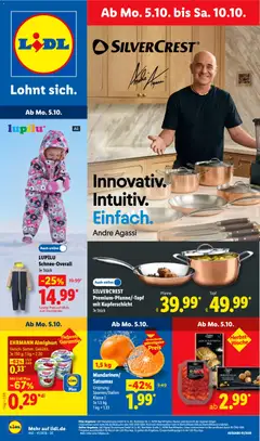 Vorschau von dem Prospekt des Geschäftes Lidl, gültig ab dem 05.10.2026