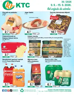 Pregled letka KTC Katalog trgovine KTC vrijedi od 09.09.2026