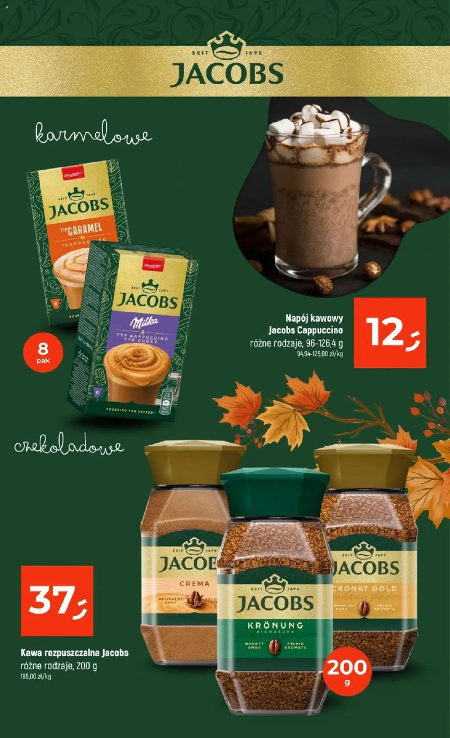 Pogląd gazetki "Dealz gazetka - Jesienna Rozgrzewka" ze sklepu Dealz ważnej od 01.10.2026 - Kawa, Jacobs, Cappuccino, Milka, Kawa rozpuszczalna, Napój kawowy