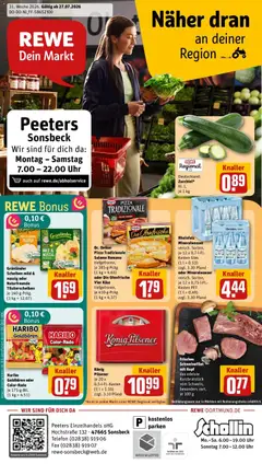 Vorschau von dem Prospekt des Geschäftes Rewe, gültig ab dem 27.07.2026
