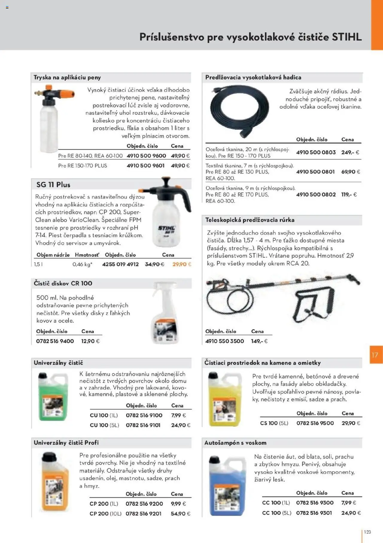 Náhľad STIHL letáku platného od 29.09.2025 - Čistiaci prostriedok
