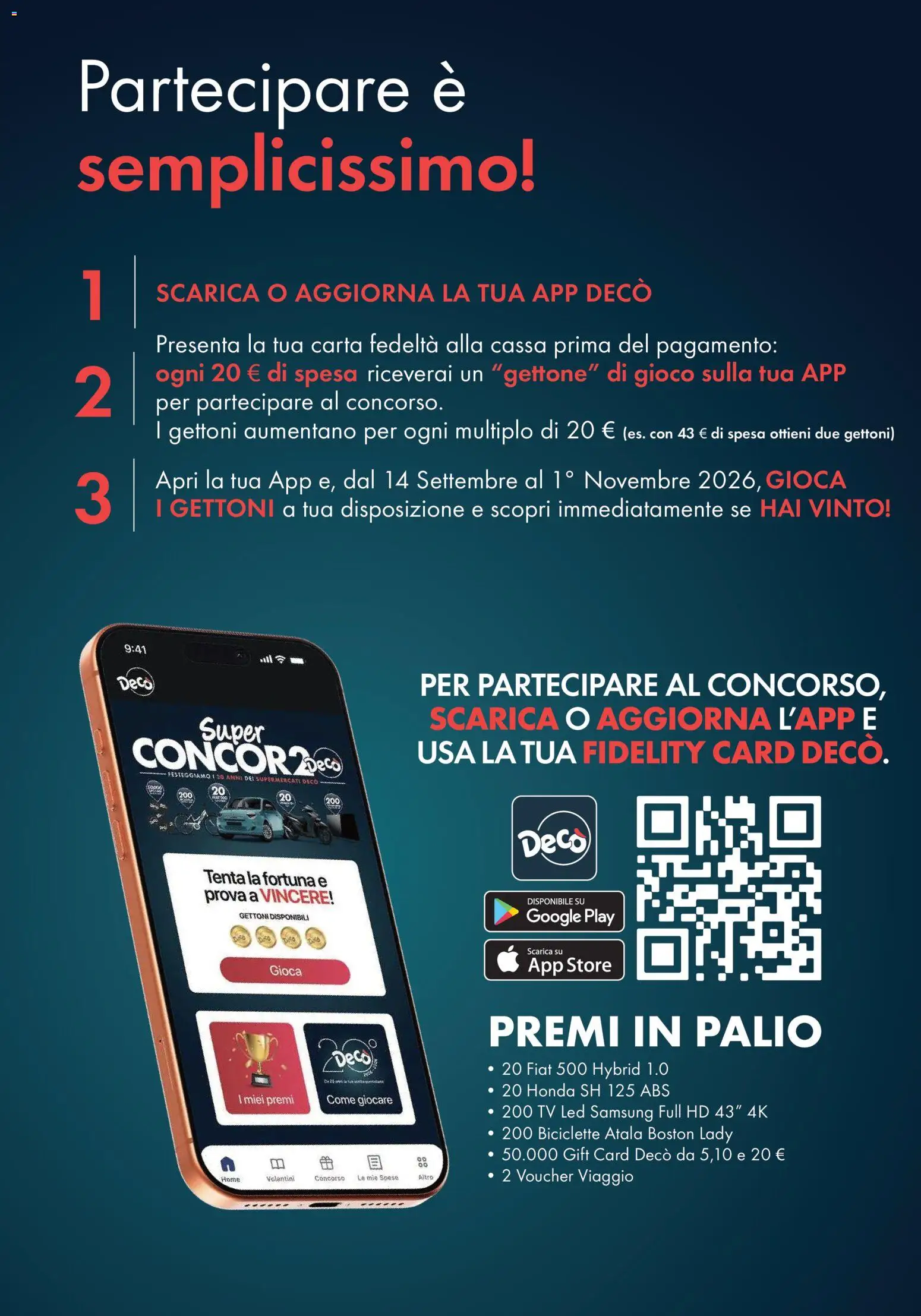Anteprima dell'opuscolo Decò volantino Gourmet dal negozio Decò valido da 23/10/2026 - Gioco, Samsung, TV