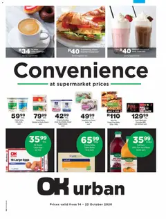 Preview of OK Foods flyer valid from 14/10/2026