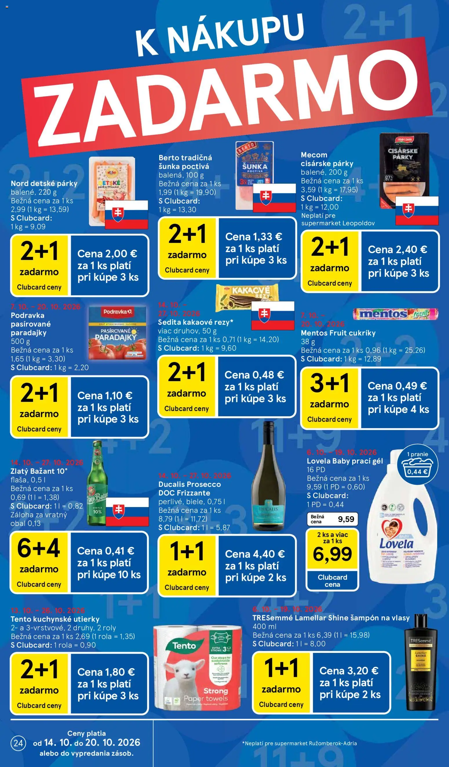 Náhľad Tesco letáku platného od 14.10.2026