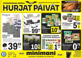 Kaupan Minimani Minimani tarjoukset - Rovaniemi esikatselu, voimassa 18/05/2026