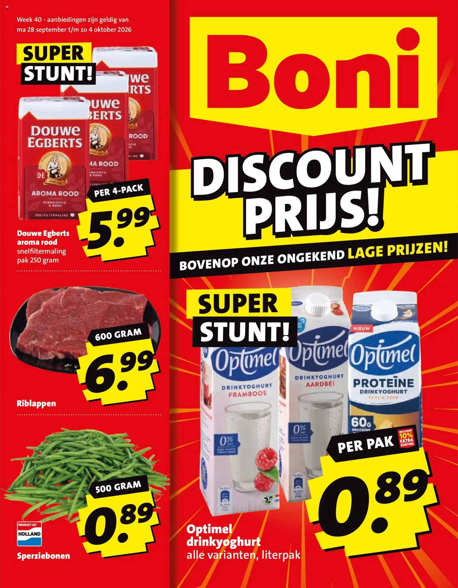 Voorbeeld van Boni folder van winkel Boni geldig vanaf 28-09-2026