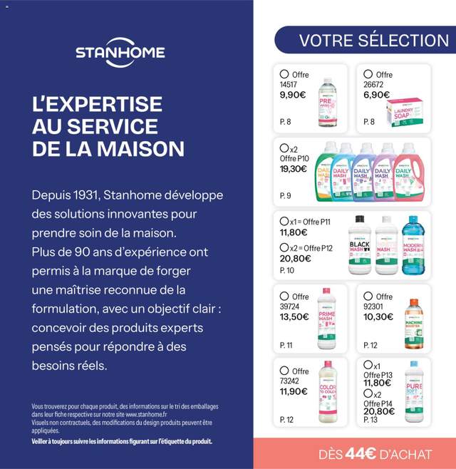 Nouveau catalogue Stanhome à partir du 27/04