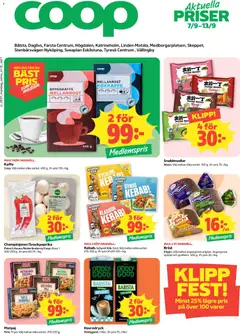 Förhandsgranska reklamblad Coop Daglivs erbjudanden från butik Coop Daglivs gäller från 07/09/2026