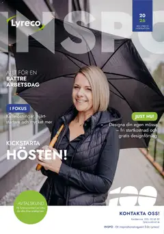 Förhandsgranska reklamblad Lyreco erbjudanden inspo från butik Lyreco gäller från 21/09/2026