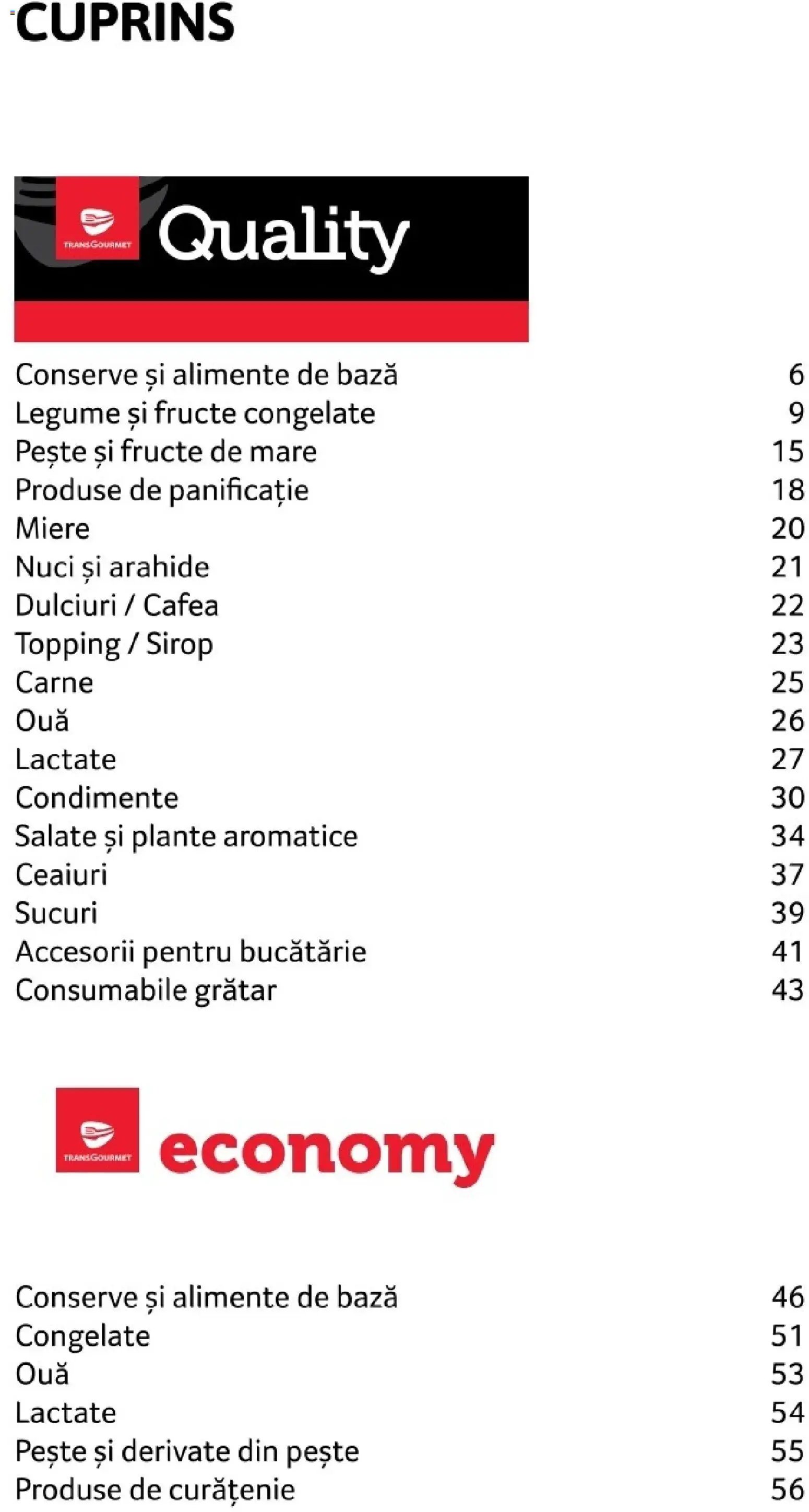 Previzualizarea de cataloage: Selgros Selgros Catalog Transgourmet valabil de la 01.08.2026