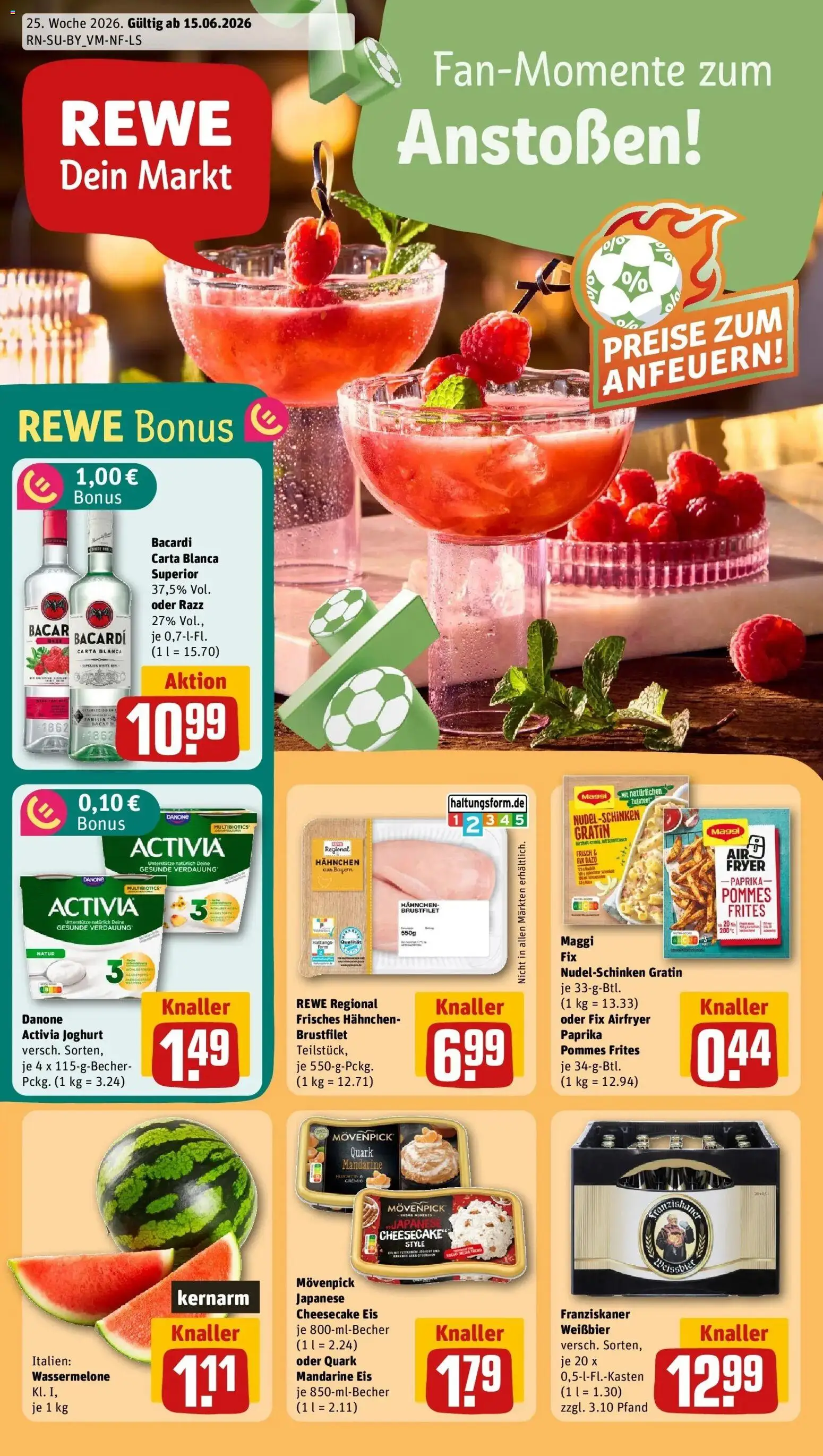 Vorschau von dem Prospekt des Geschäftes Rewe, gültig ab dem 14.06.2026