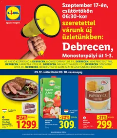 Lidl - Lidl akciós újság Debrecen megtekintése, amely érvényes 2026.09.17.-től