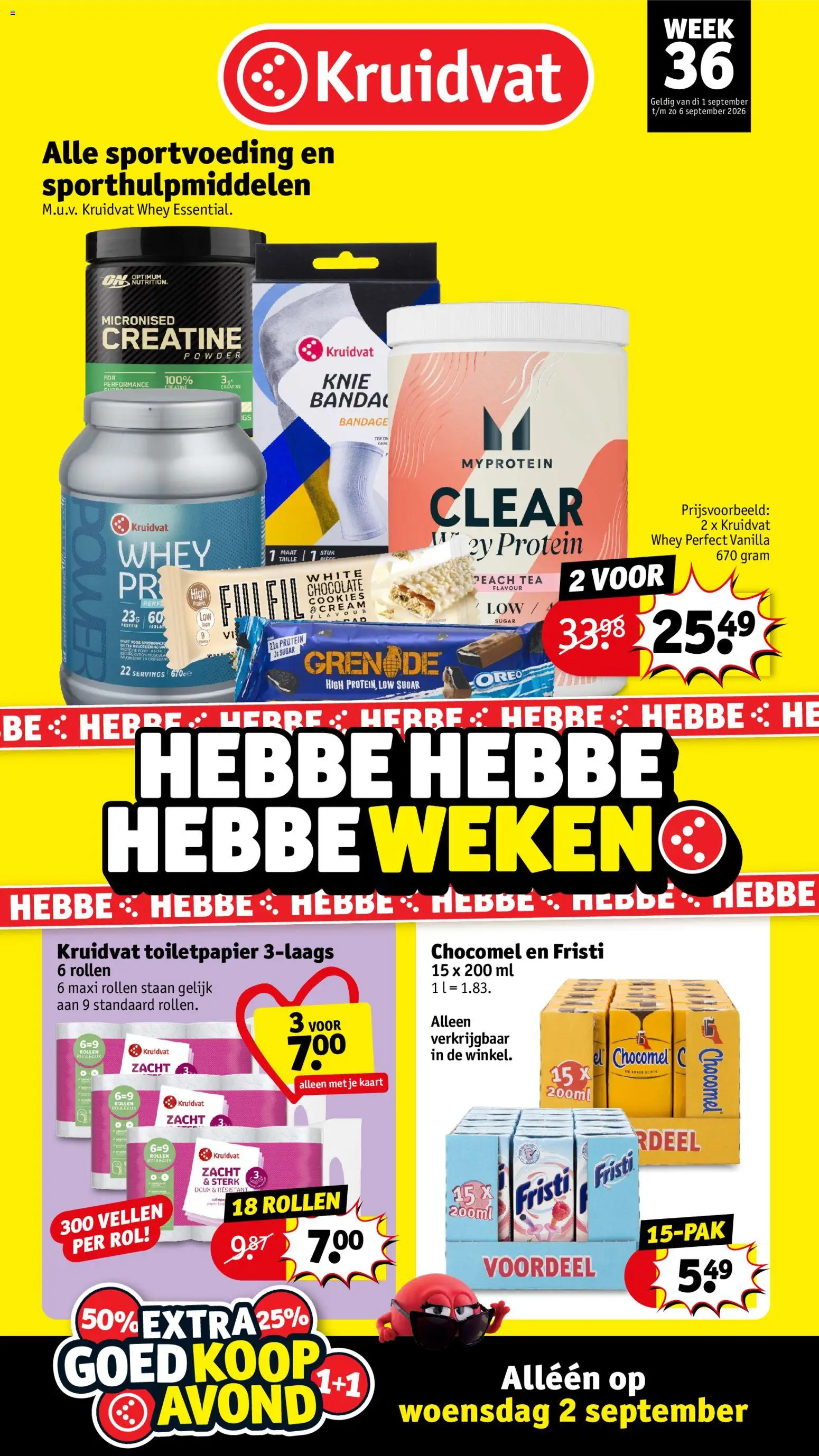 Voorbeeld van Kruidvat folder week 36 van winkel Kruidvat geldig vanaf 01/09/2026