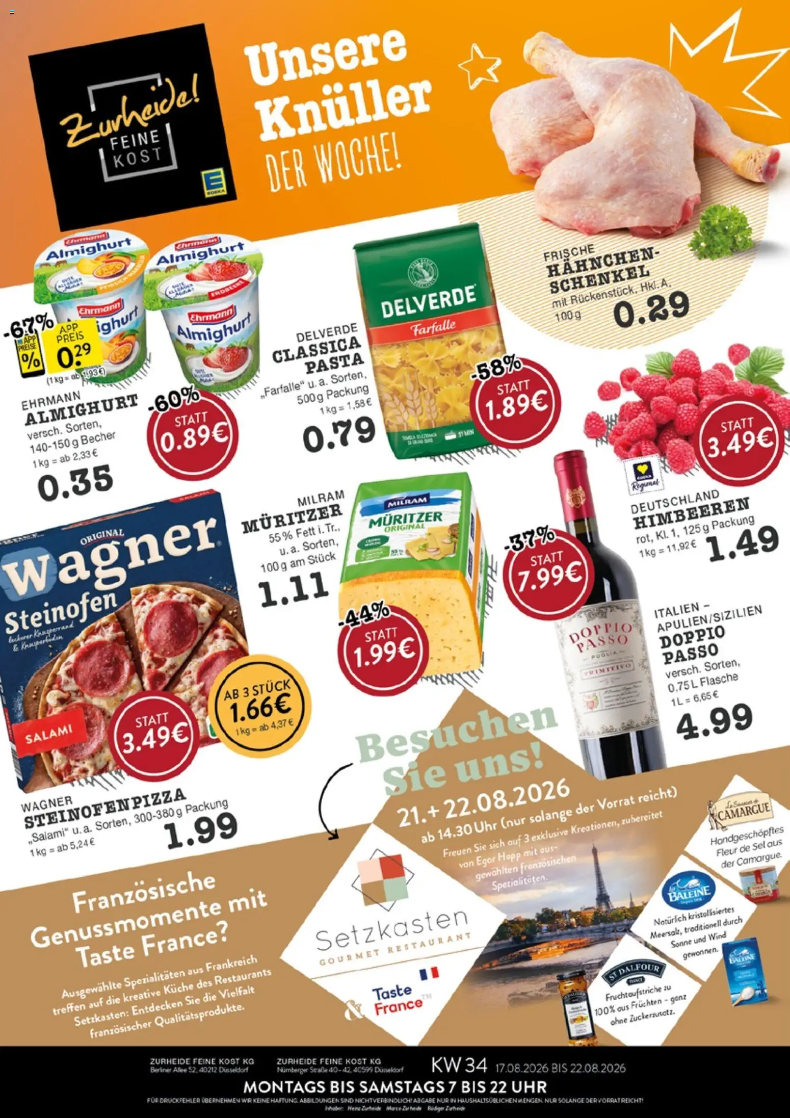 Vorschau von dem Prospekt des Geschäftes Edeka Zurheide, gültig ab dem 17.08.2026