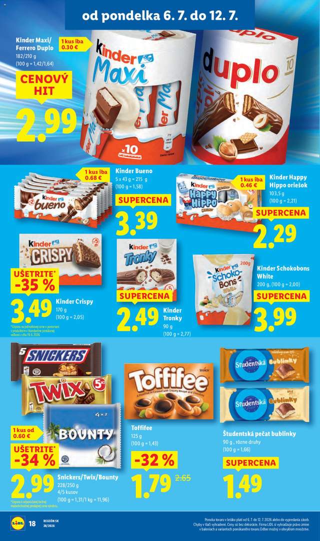 Nový Lidl leták od 06.07.
