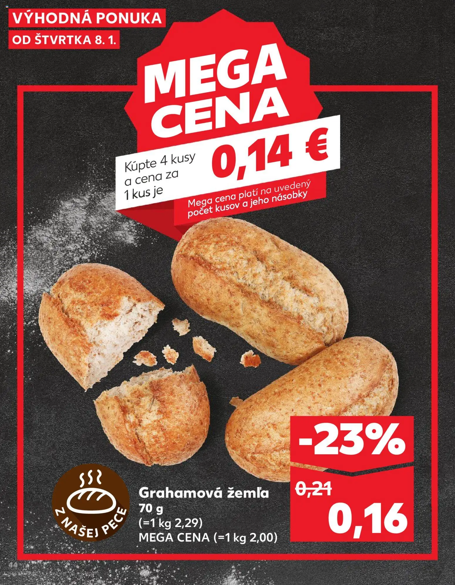 Náhľad Kaufland letáku platného od 08.01.2026