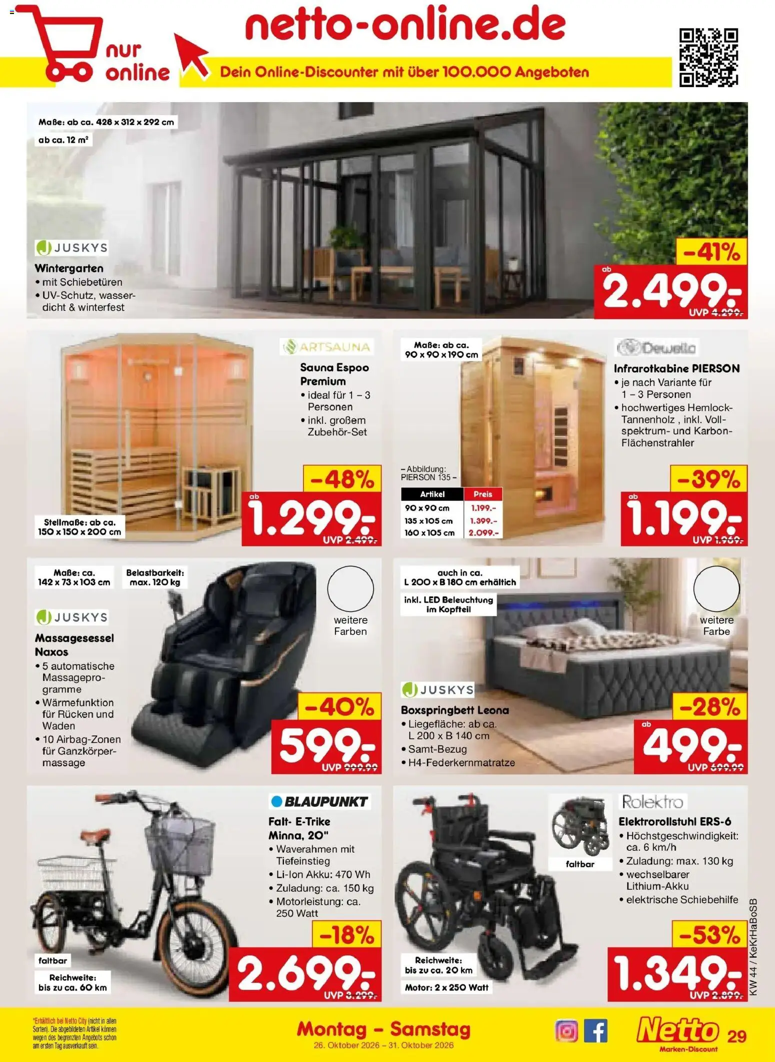 Vorschau von dem Prospekt des Geschäftes Netto Marken-Discount, gültig ab dem 26.10.2026
