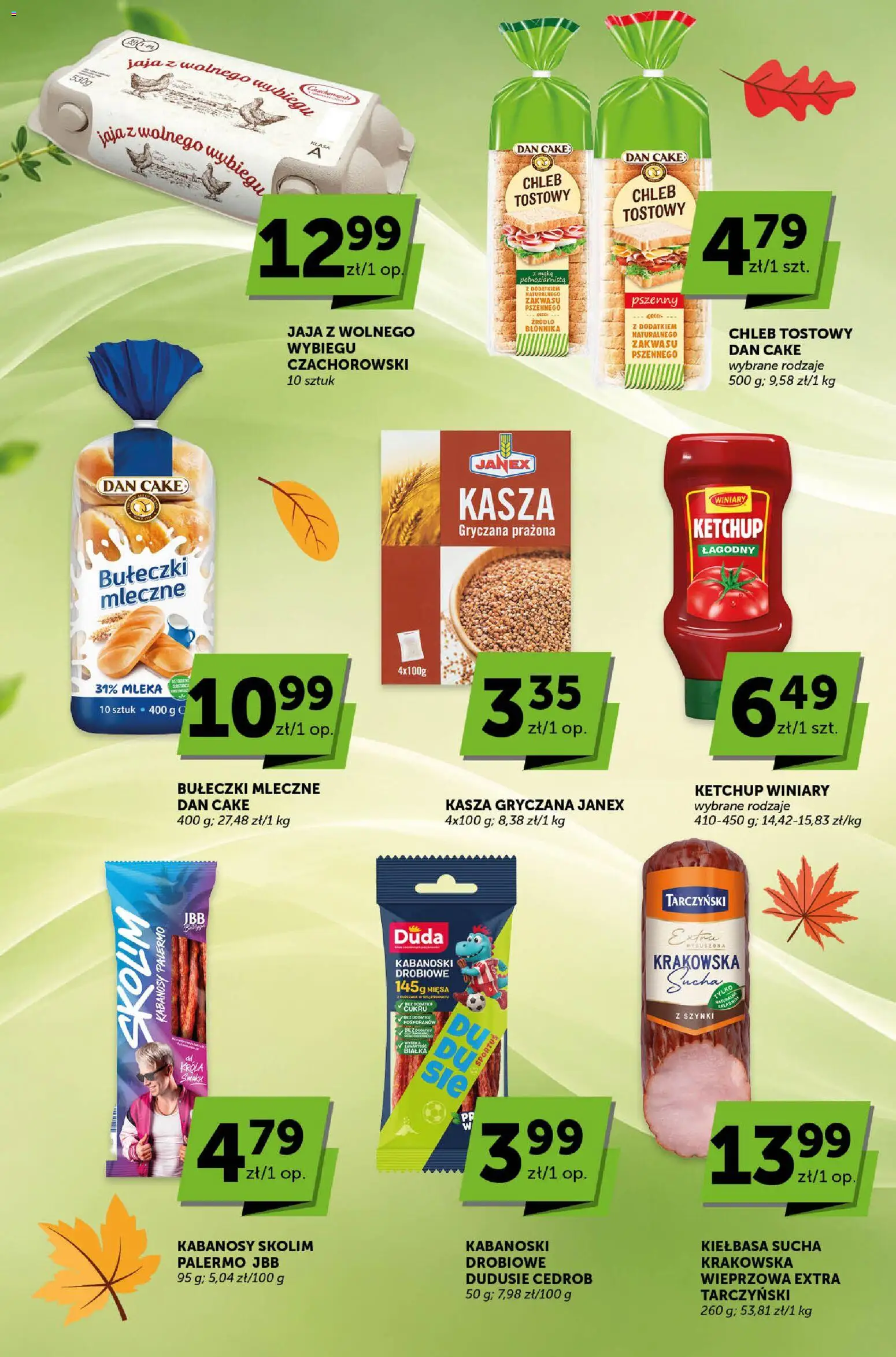 Pogląd gazetki "Euro Sklep gazetka - Katalog" ze sklepu Euro Sklep ważnej od 08.10.2026 - Chleb, Kasza gryczana, Kiełbasa, Kasza, Ketchup, Kabanosy, Chleb tostowy, Mleka