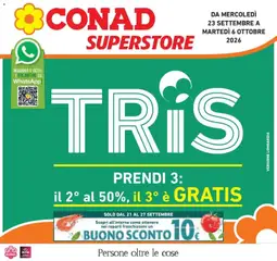 Anteprima dell'opuscolo Conad volantino Sesto San Giovanni dal negozio Conad valido da 23/09/2026