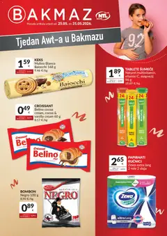 Pregled letka Bakmaz Tjedan Awt-a trgovine Bakmaz vrijedi od 25.05.2026