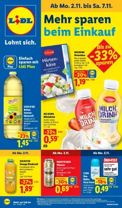 Vorschau von dem Prospekt des Geschäftes Lidl, gültig ab dem 02.11.2026