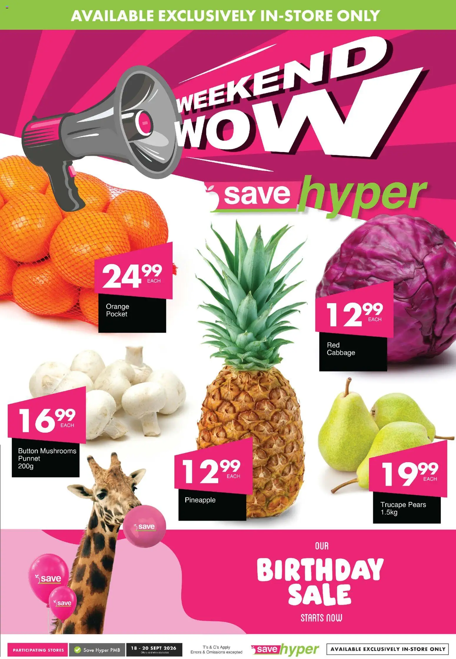 Preview of Save flyer valid from 18/09/2026