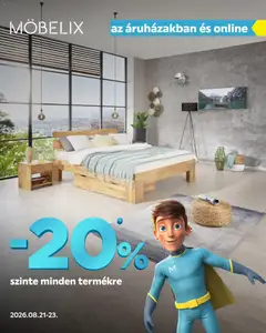 Möbelix - Möbelix szórólap megtekintése, amely érvényes 2026.08.21.-től
