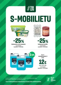 Kaupan Prisma Prisma S-mobiilietu esikatselu, voimassa 01/10/2026