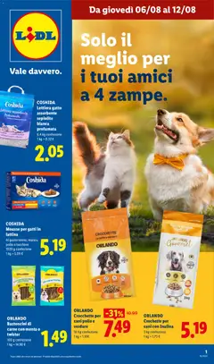 Anteprima dell'opuscolo Lidl volantino Amici dal negozio Lidl valido da 06/08/2026