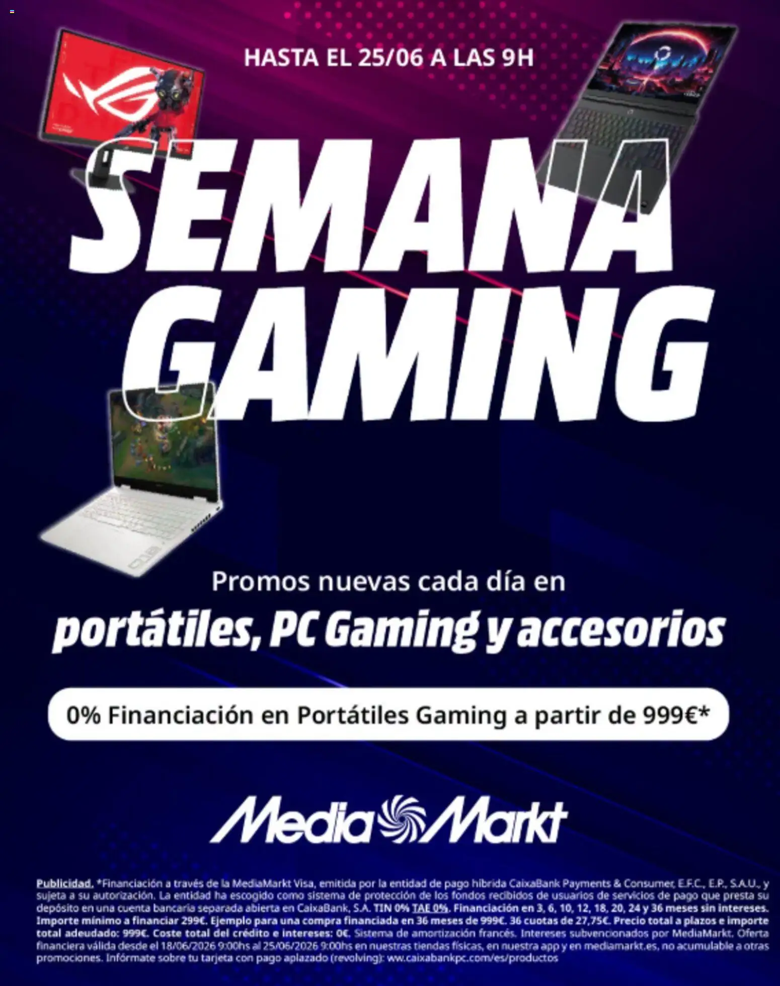 Vista previa del folleto de la tienda Media Markt válido desde el 19/06/2026 